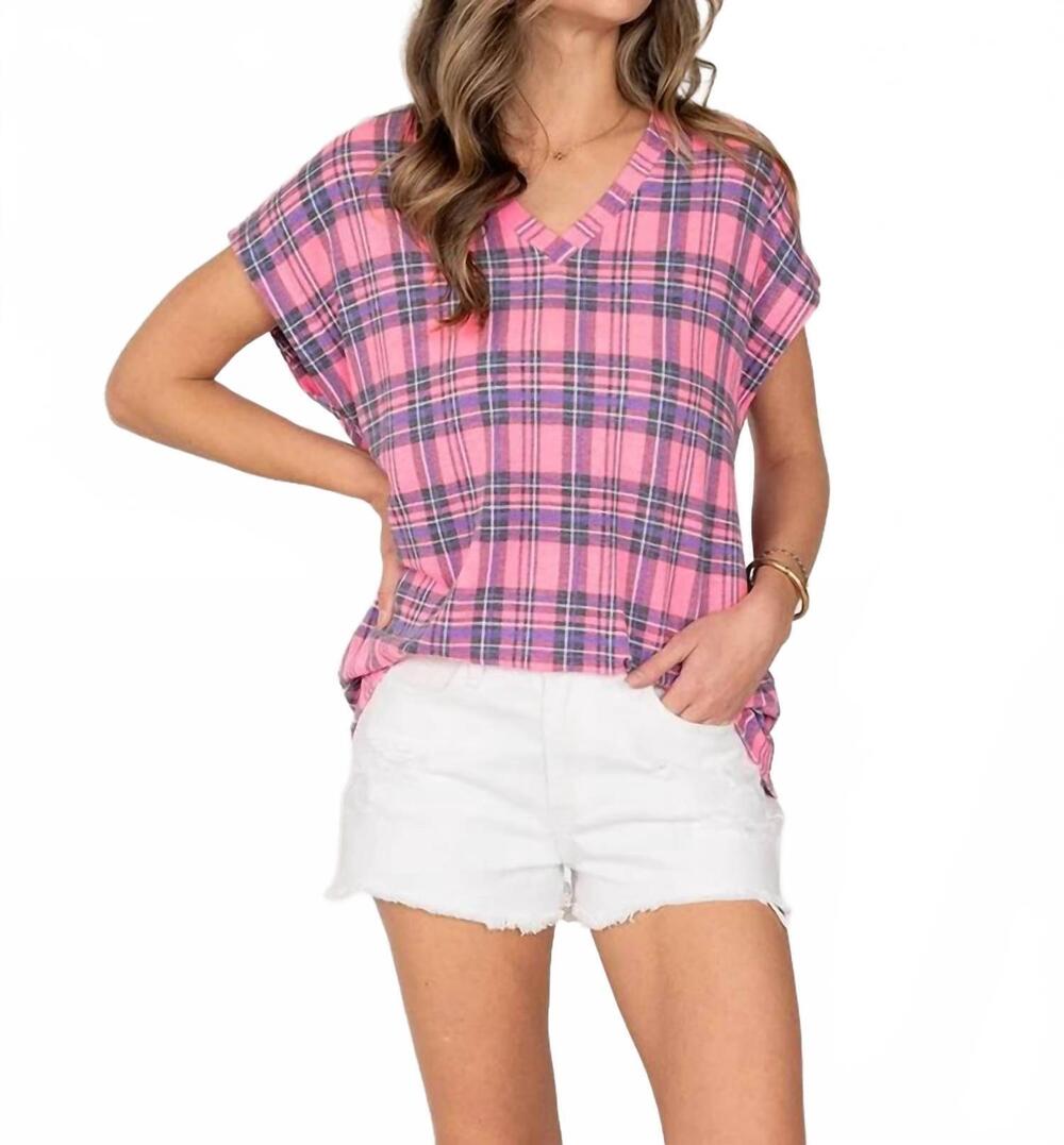 NEW SEW IN LOVE women's cap sleeve top in pink